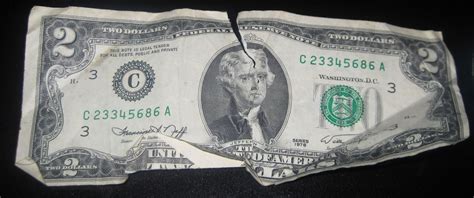 Found a folded/misprinted $2 bill - Coin Community Forum