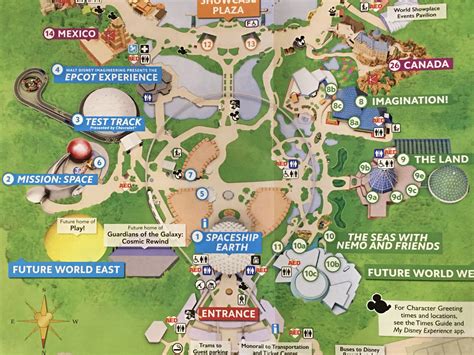 PHOTOS: Updated Guidemap of Epcot