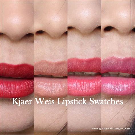 KW Red, Brilliant, Love and Empower. Kjaer Weis Lipstick Review ...