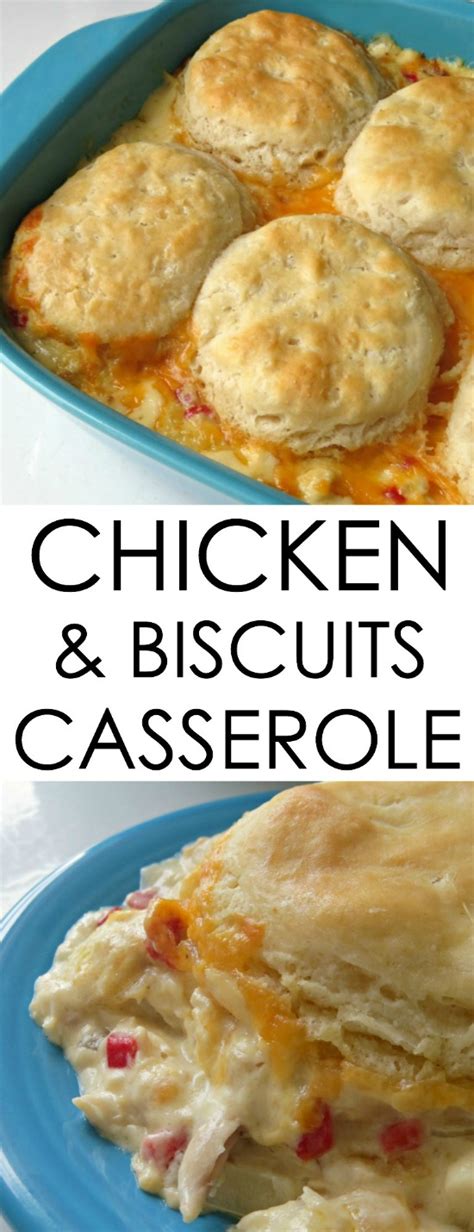 Chicken Biscuits Casserole easy chicken recipes - Written Reality