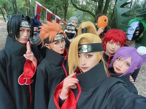 Akatsuki Coat, Obito Akatsuki, Hidan cosplay, itachi Cosplay Costume ...