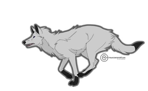 Running White Wolf by dragonlord-san on DeviantArt