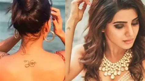 Samantha Has Three Tattoos Connected To Ex-Husband Naga Chaitanya ...