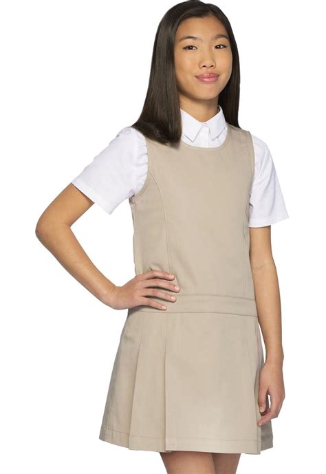 Classroom School Uniforms Big Girls Plus Pleated Jumper 54143, 10h ...