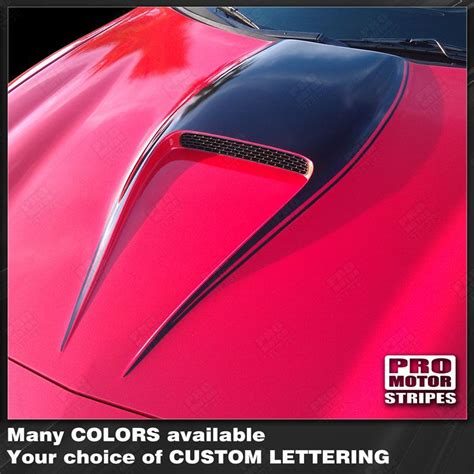 Chevrolet Camaro 1998-2002 SS Manta Ray Hood Scoop Decal 122551591266 ...