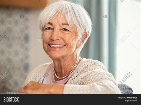 Happy Old Woman White Image & Photo (Free Trial) | Bigstock