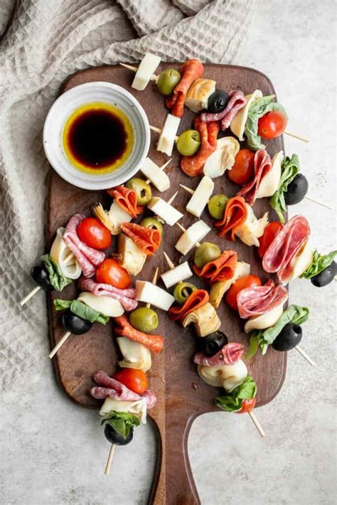 Antipasto Skewers - Ahead of Thyme