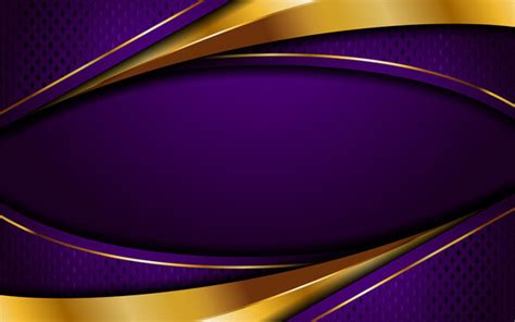 Elegant Purple And Gold Background