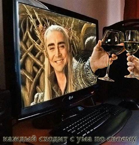 Well done altered photo of Lee Pace as Thranduil (behind the scenes of ...