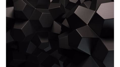 Black Abstract Wallpaper 3d