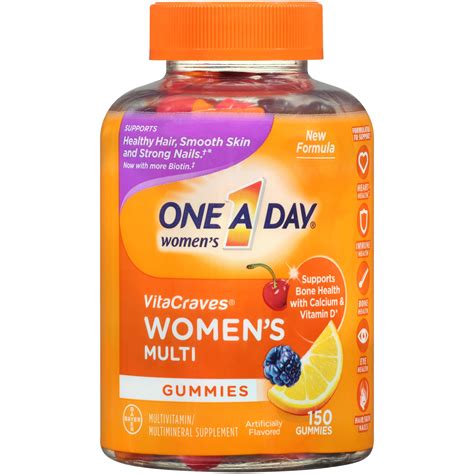 One A Day Women’s VitaCraves Multivitamin Gummies, Supplement with ...