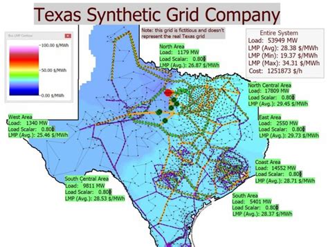 Electric Grid Test Case Repository - Texas Electric Grid Map | Free ...