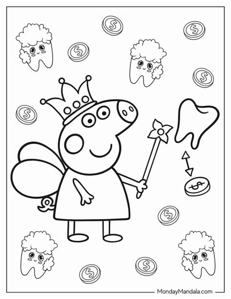 14 Tooth Fairy Coloring Pages (Free PDF Printables)