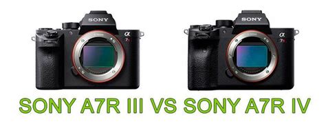 Comparativa Sony A7R III vs Sony A7R IV 📷 - Cámaras EVIL 2020