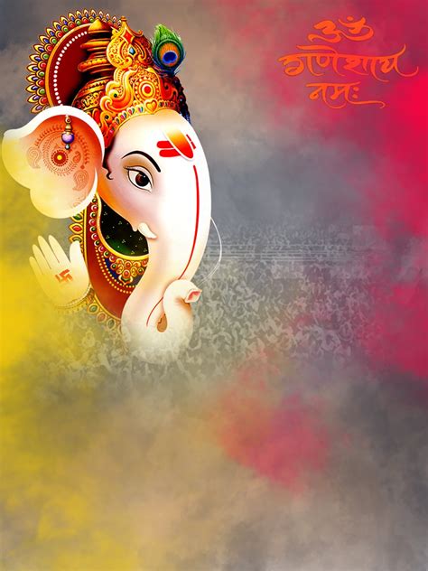 Happy Ganesh chaturthi editing background