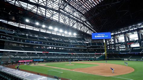 Texas Rangers Opening Stadium at Full Capacity Monday