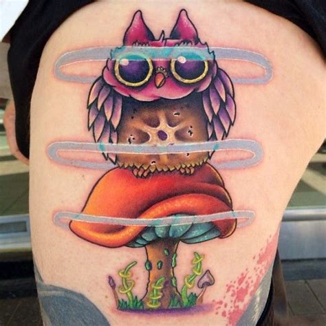 These Mushroom Tattoos Are Trippy! | Mushroom tattoos, Mushroom tattoo ...