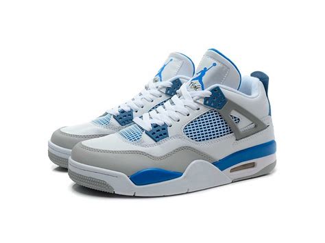 nike air jordan 4 retro white military blue grey – Nike Интернет Магазин