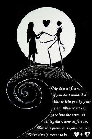 The Nightmare Before Christmas Jack And Sally Together Forever