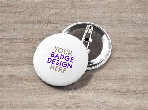 Free Realistic Pin Button Badge Mockup PSD - Designbolts