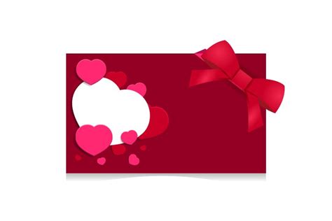 Love letter envelope template vector