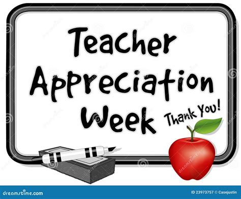 Teacher Appreciation Week, Whiteboard Royalty Free Stock Photography ...