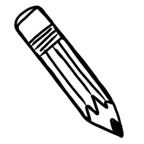 Pencils clipart black and white, Pencils black and white Transparent ...