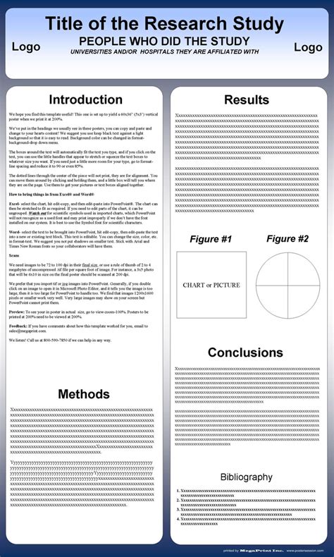 Free Powerpoint Scientific Research Poster Templates for Printing