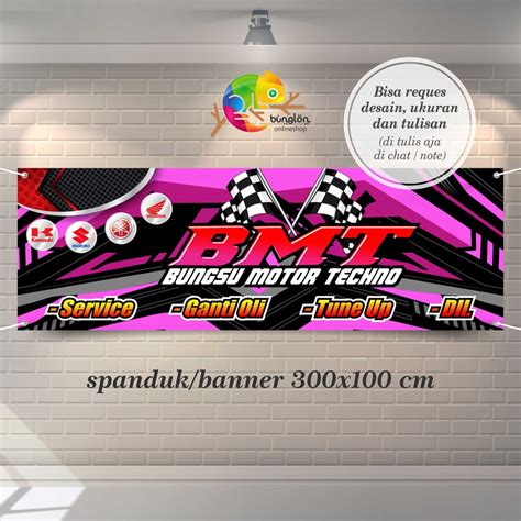 Jual Spanduk, Banner Bengkel Motor Mobil Keren | Shopee Indonesia