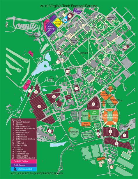 Virginia Tech Campus Map 2022 | Virginia Map