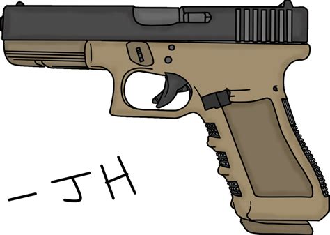 Glock Pistol Drawing by MrSouthBay on DeviantArt