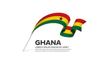 Premium Vector | Ghana flag vector