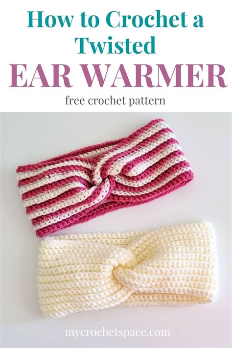 Simple Crochet Ear Warmer Headband- Free Pattern - My Crochet Space