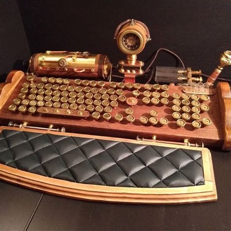 Wireless steampunk (vintage look) mouse, fits to my steampunk keyboard ...