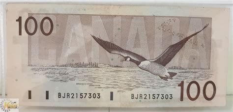 1988 UNCIRCULATED CANADIAN $100 BILL - Kastner Auctions