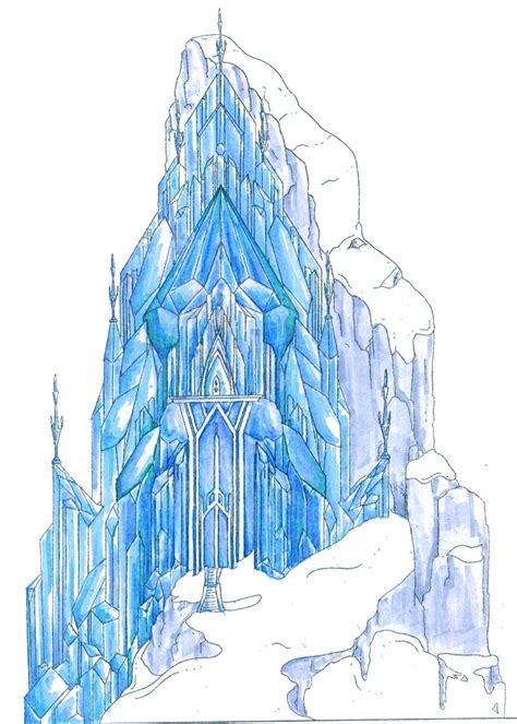 Elsa's Castle Frozen Inspired File Design Digital UK ...