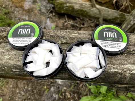 NIIN Nicotine Pouches: Wintergreen (3mg and 6mg) - Review. 8 May 2021.