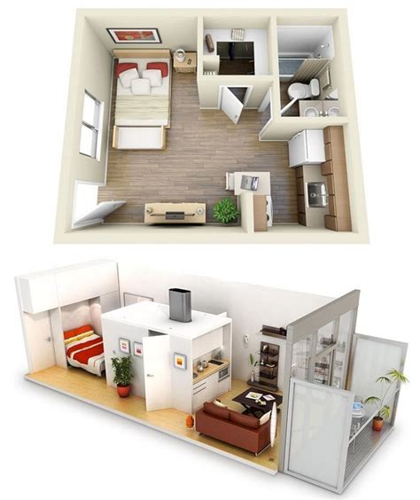 Mini Casas Planos 3d