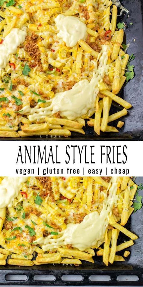 Animal Style Fries | Recipe | Animal style fries, Vegan party food ...