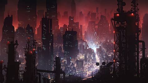 1920x1080 Cyberpunk City Night View 4k Laptop Full HD 1080P ,HD 4k ...