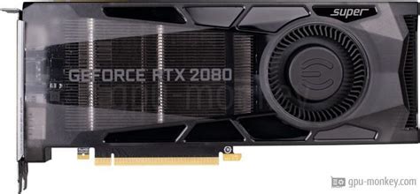 EVGA GeForce RTX 2080 SUPER Gaming Benchmark and Specs