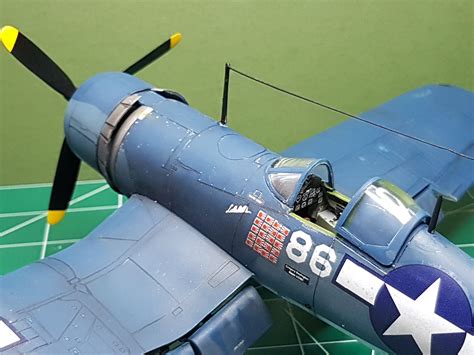 Vought F4U-1D Corsair Fighter Aircraft -- Plastic Model Airplane Kit ...