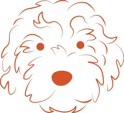 Dog drawing - Golden Doodle 5485731 Vector Art at Vecteezy