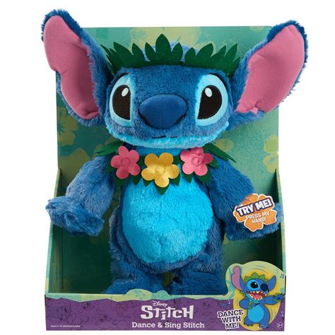 Just Play Disney’s Lilo & Stitch Dancing Stitch 14-inch Feature Plush ...