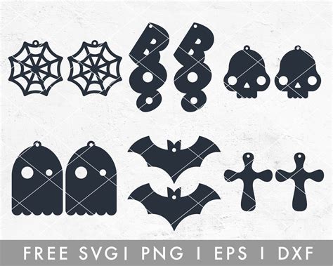 FREE Halloween Earring Making SVG Cut File for Cricut, Cameo Silhouette ...