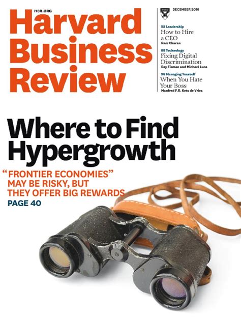 Harvard Business Review Magazine | Ideas and Advice for Leaders ...