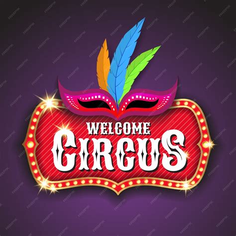 Premium Vector | Circus banner background design