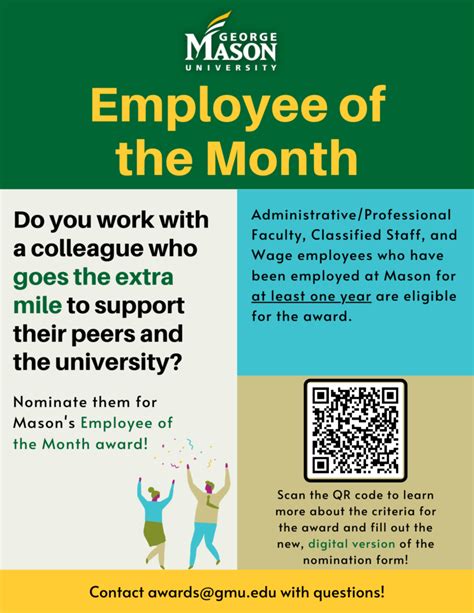 Employee Of The Month Nomination Template