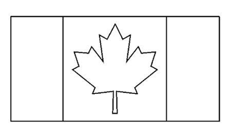 Canadian Flag Printable Coloring Pages - DavisteDalton