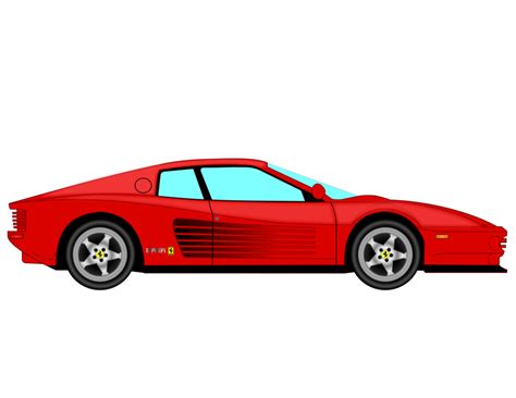 Ferrari Car Vector Free Download - net11heaven